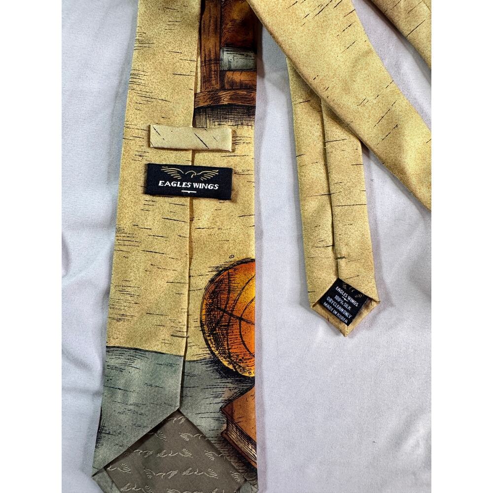 Oklahoma Sooners OU Eagles Wings Silk Tie Football NCAA Vintage Style Necktie - Picture 6 of 9